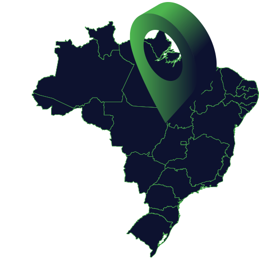 ilustração do mapa do brasil 